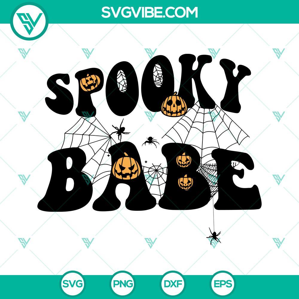 spooky babe halloween svg png dxf eps digital design download 10 mockup