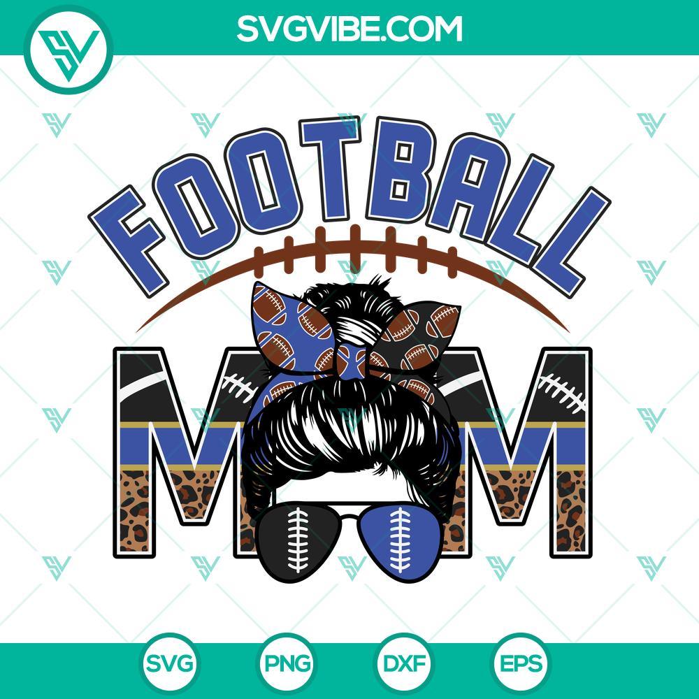 football mom black and light blue svg football leopard mom svg messy bun svg football mom svg 2 mockup