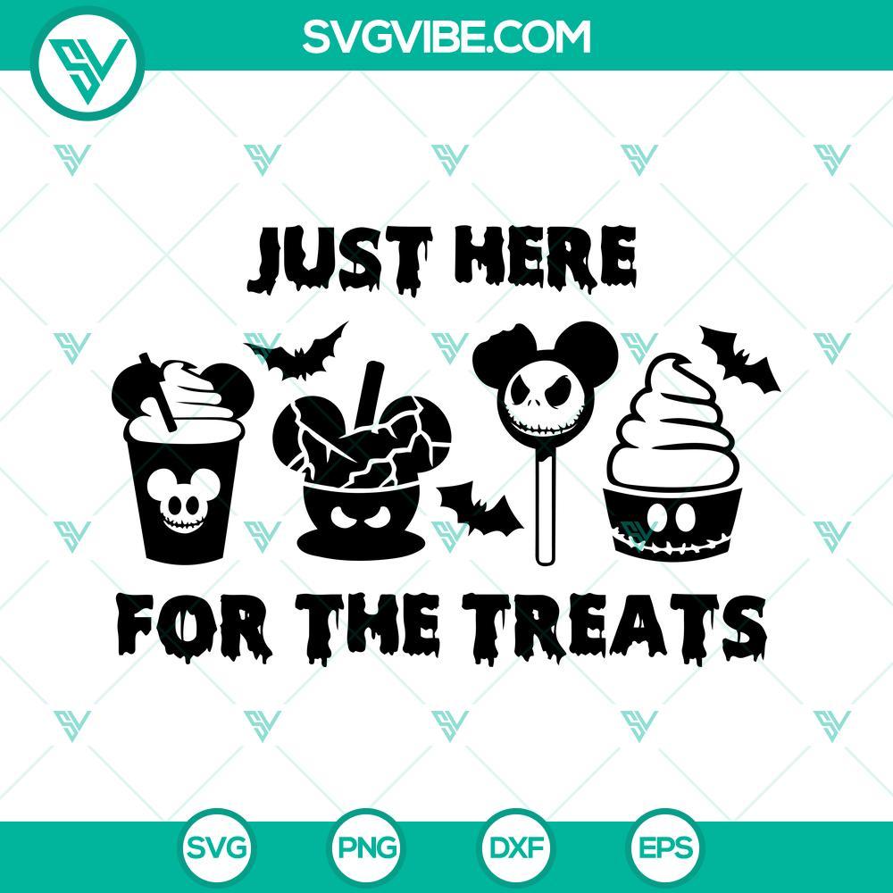 just here for the treats svg disney halloween svg snack goals halloween treats svg halloween kids svg 8 mockup