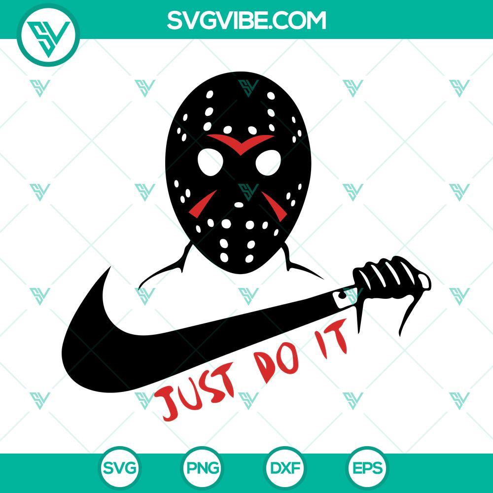 jason just do it svg jason voorhees mask svg jason voorhees svg 2 mockup