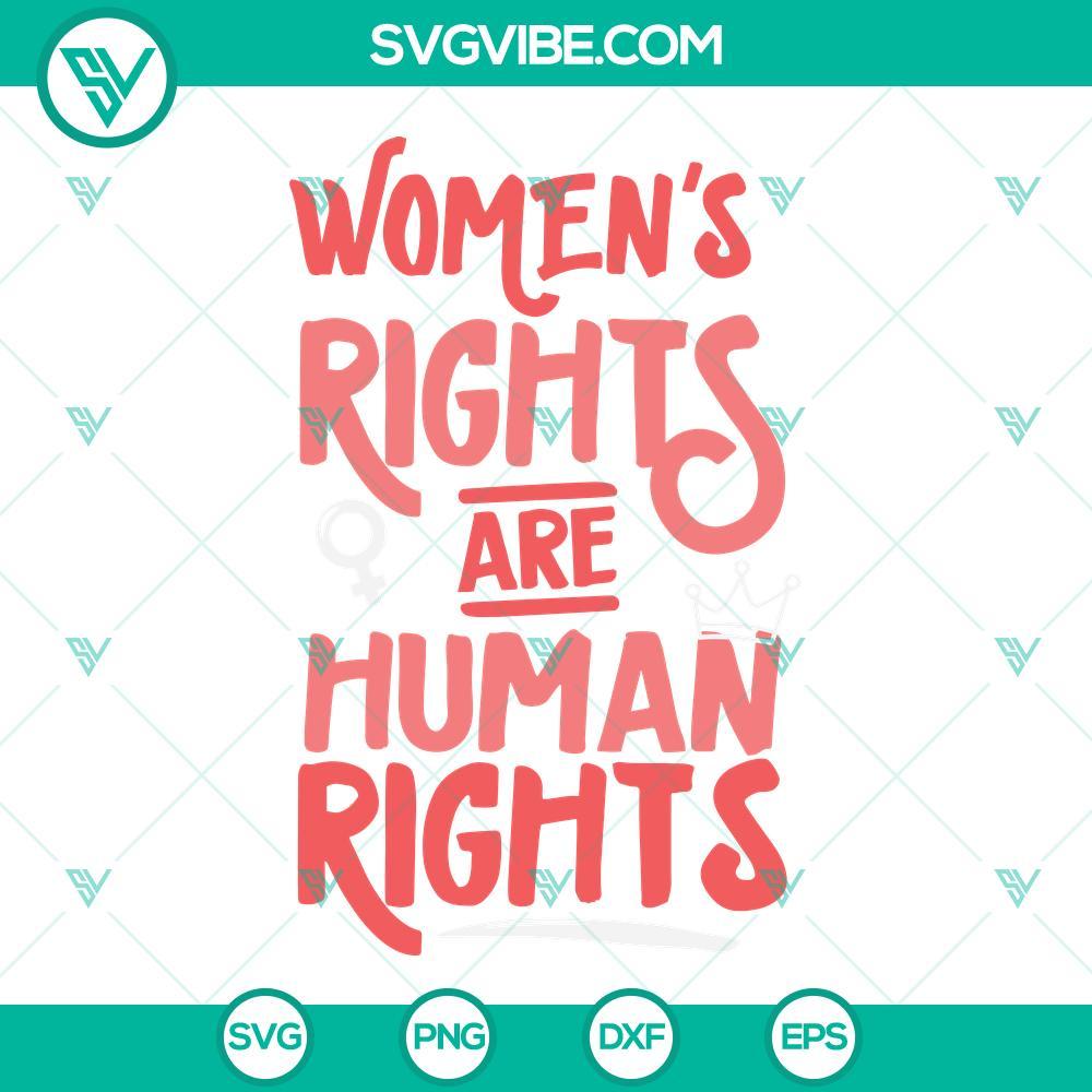 women s rights are human rights svg feminist svg 6 mockup