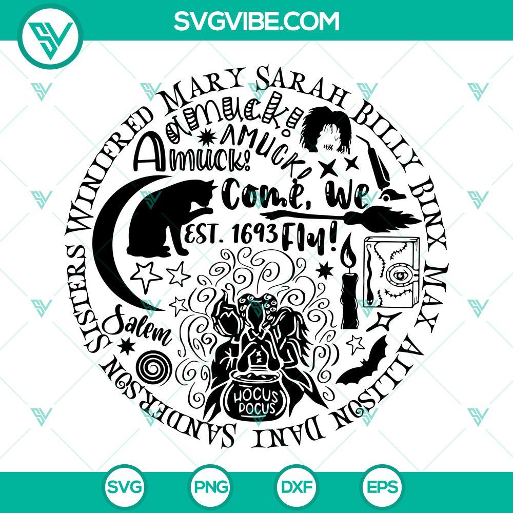 hocus pocus svg sanderson sisters svg halloween svg 9 mockup