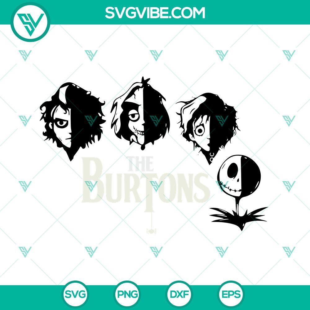 tim burton characters svg the burtons svg jack skellington svg corpse bride svg edward scissorhands svg 10 mockup