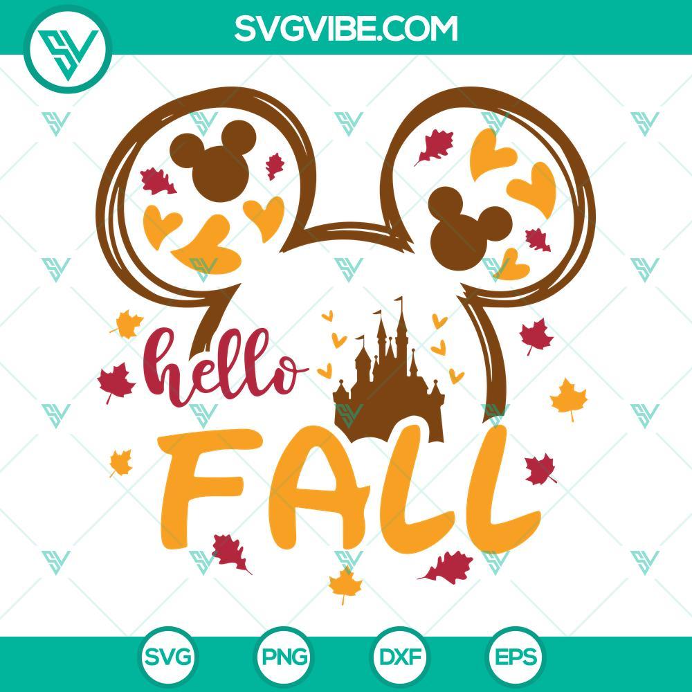 mouse ears hello fall svg for cricut mickey mouse autumn svg hello fall svg autumn svg 6 mockup