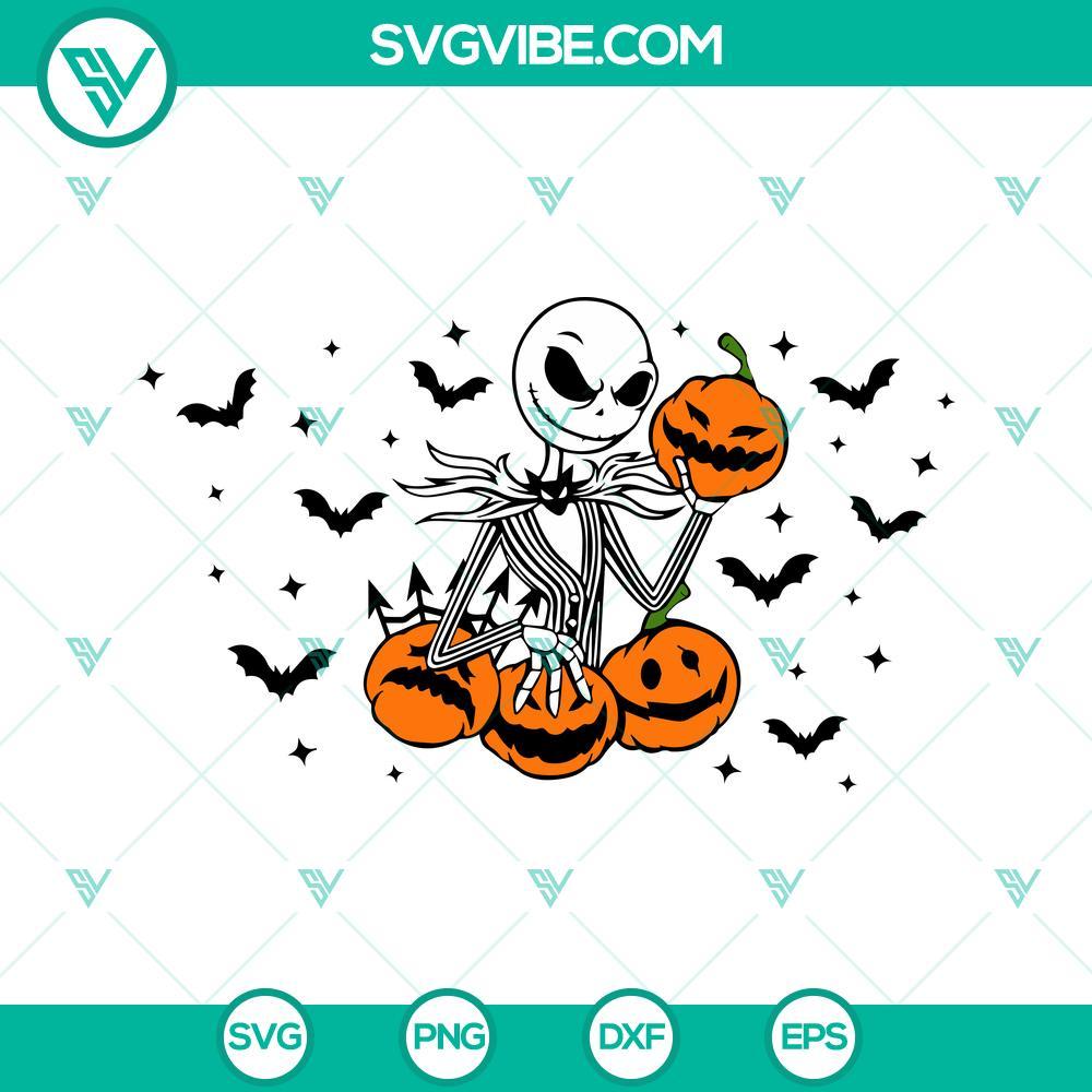 jack skellington pumpkin starbucks cup svg jack skellington svg halloween full wrap starbucks cold cup 24 oz svg 10 mockup