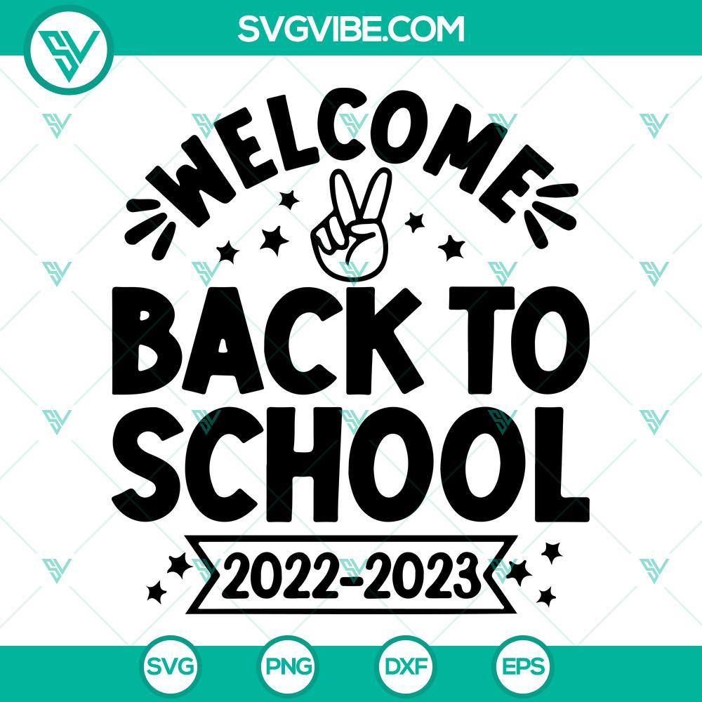 welcome back to school 2022 2023 svg back to school shirt svg 1st day of school svg 10 mockup