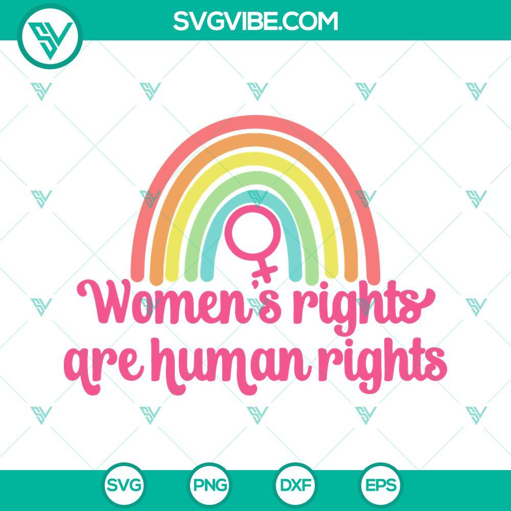 womens rights are human rights svg pro choice svg feminism svg roe v wade svg 6 mockup