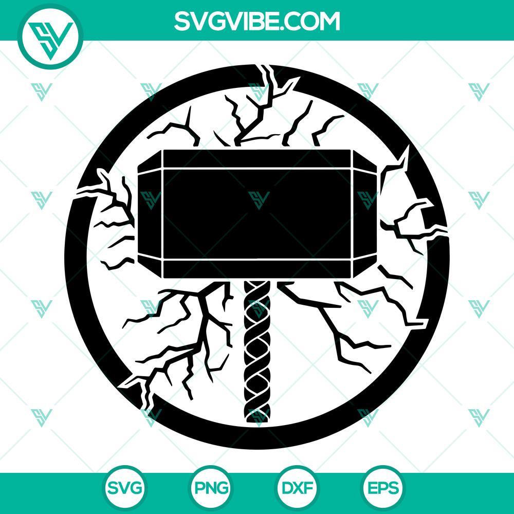 lightning bolts thor hammer svg thor hammer svg hammer of thor svg 2 mockup