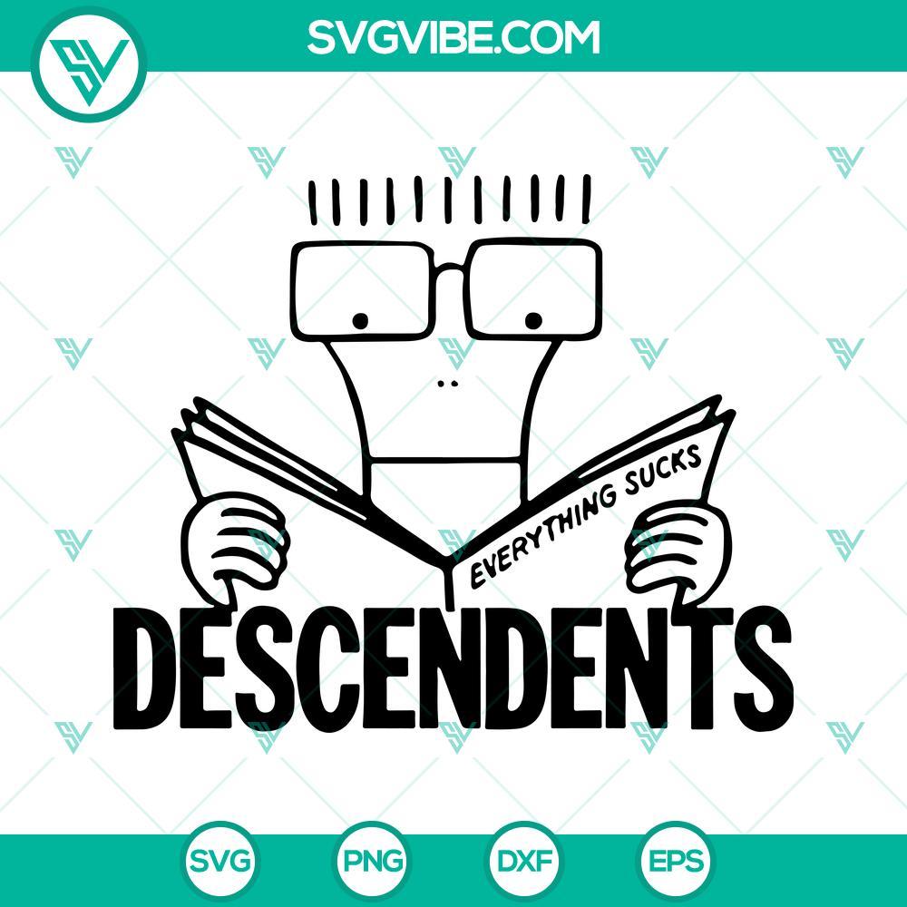 descendents band svg png dxf eps cricut 6 mockup