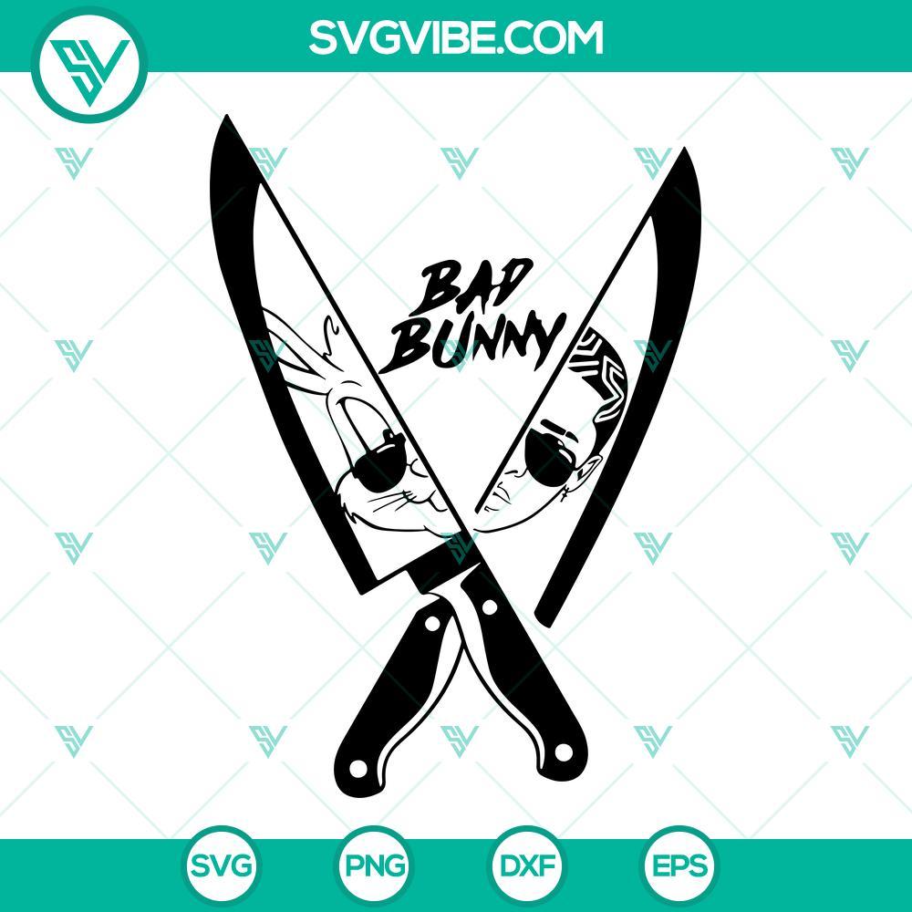 bad bunny halloween svg halloween svg bad bunny svg 10 mockup