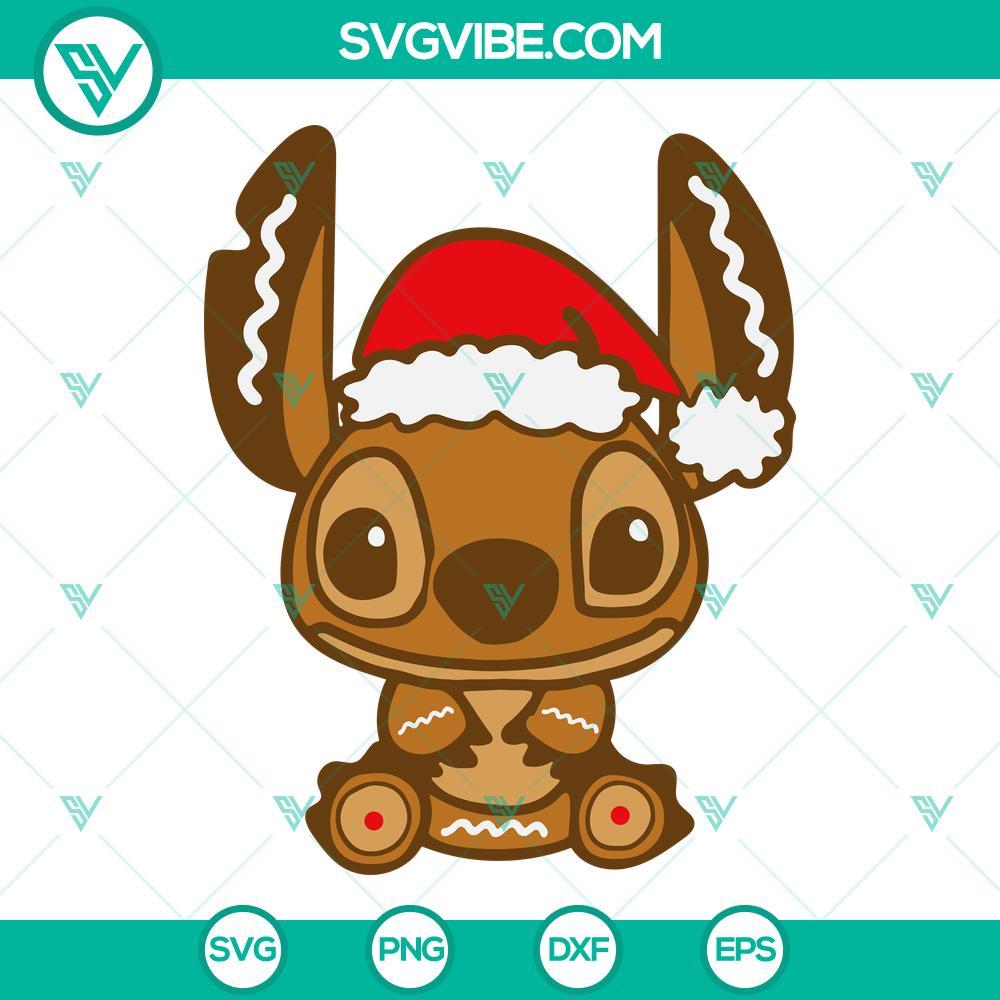 stitch gingerbread cookie svg gingerbread stitch svg stitch christmas svg 10 mockup