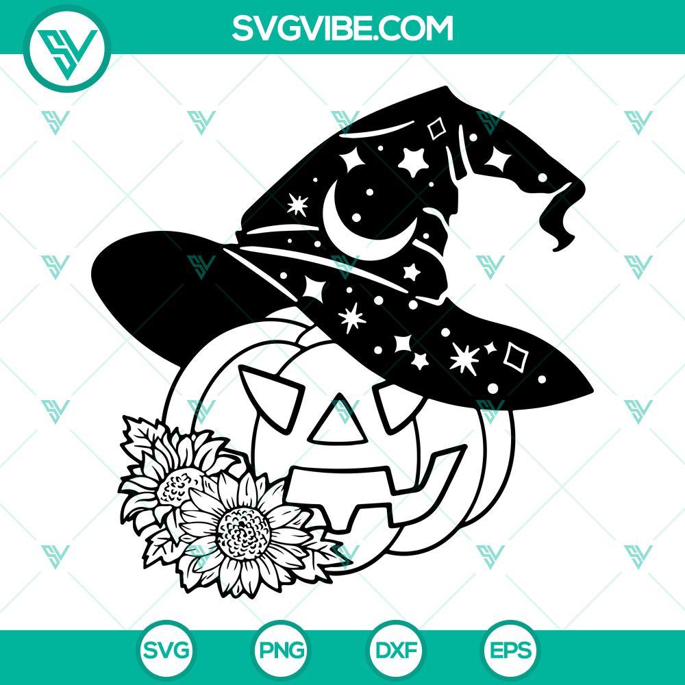 pumpkin witch hat svg witches brew svg sunflower svg halloween svg 2 mockup