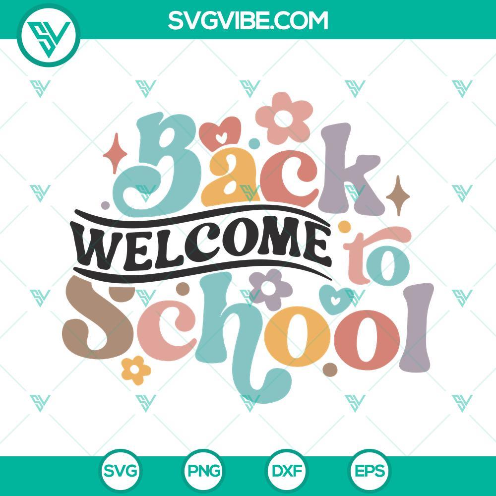 welcome back to school svg teacher svg first day of school svg school shirt svg 7 mockup