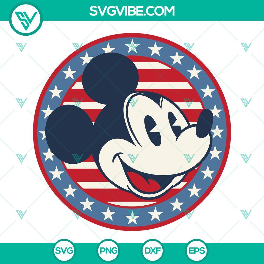 mickey mouse red white and blue svg american mickey mouse 4th of july svg 8 mockup