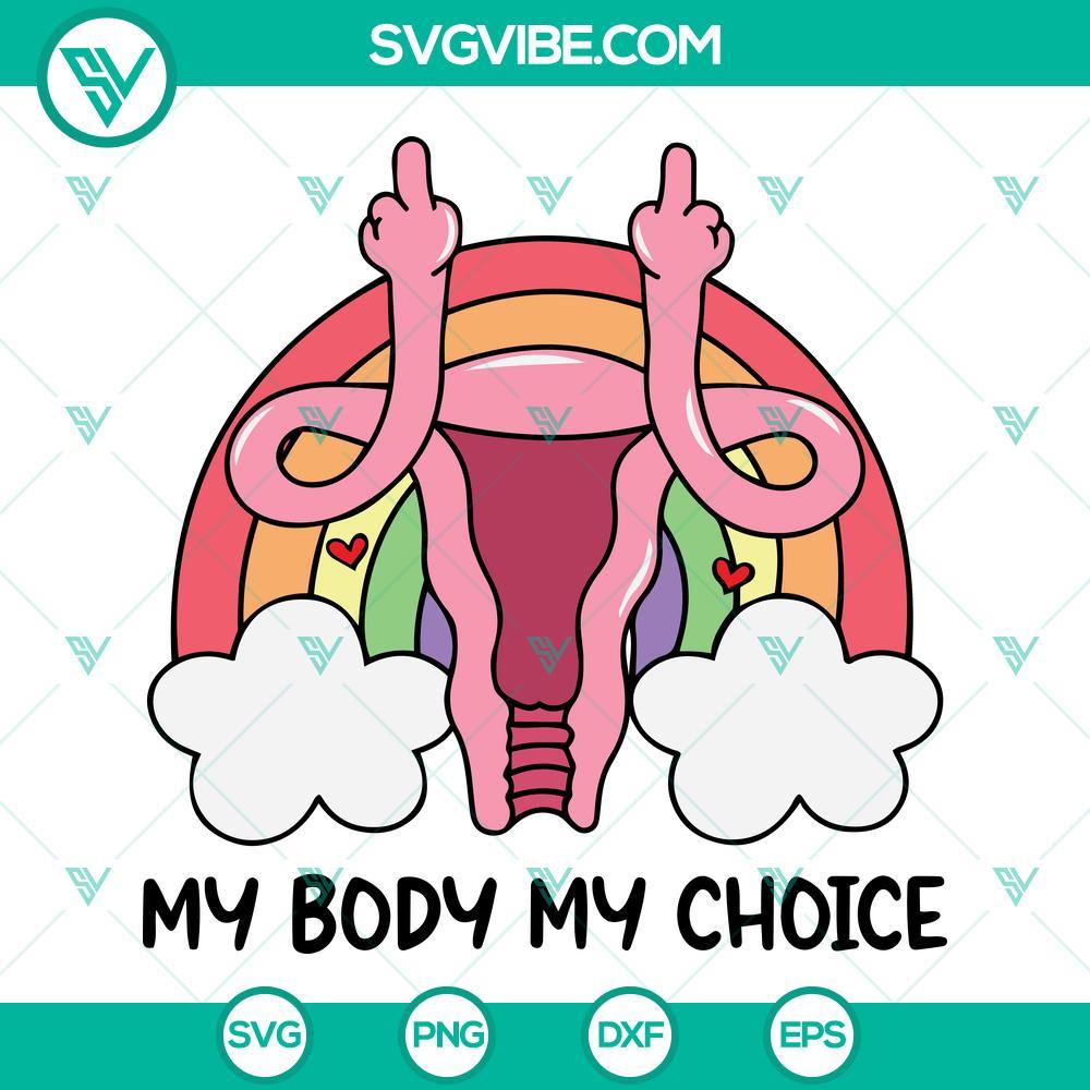 uterus middle finger svg my body my choice svg pro choice svg pro roe svg uterus svg 7 mockup