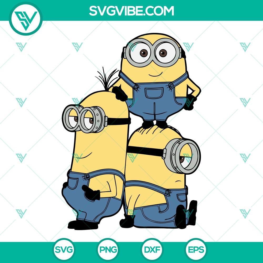 minions svg bundle minions banana svg minions the rise of gru 2022 svg png dxf eps 10 mockup