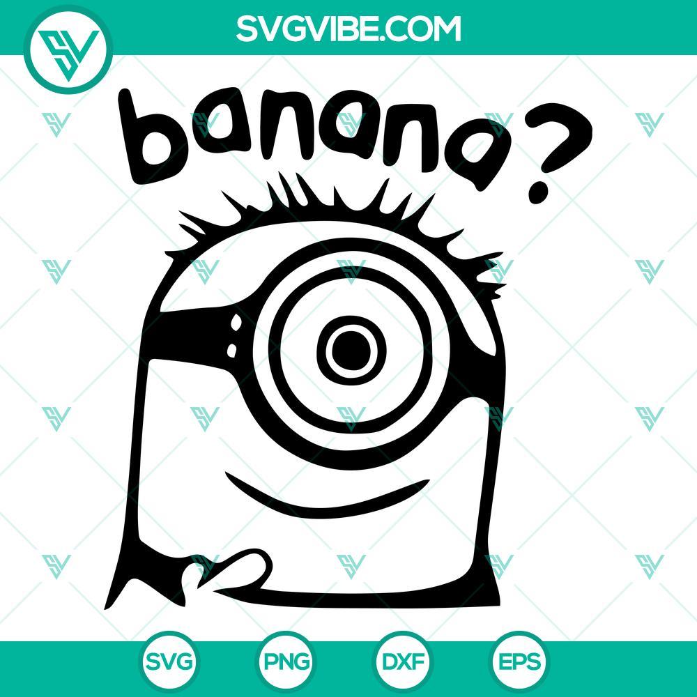 minion svg minion banana svg png dxf eps cricut 5 mockup