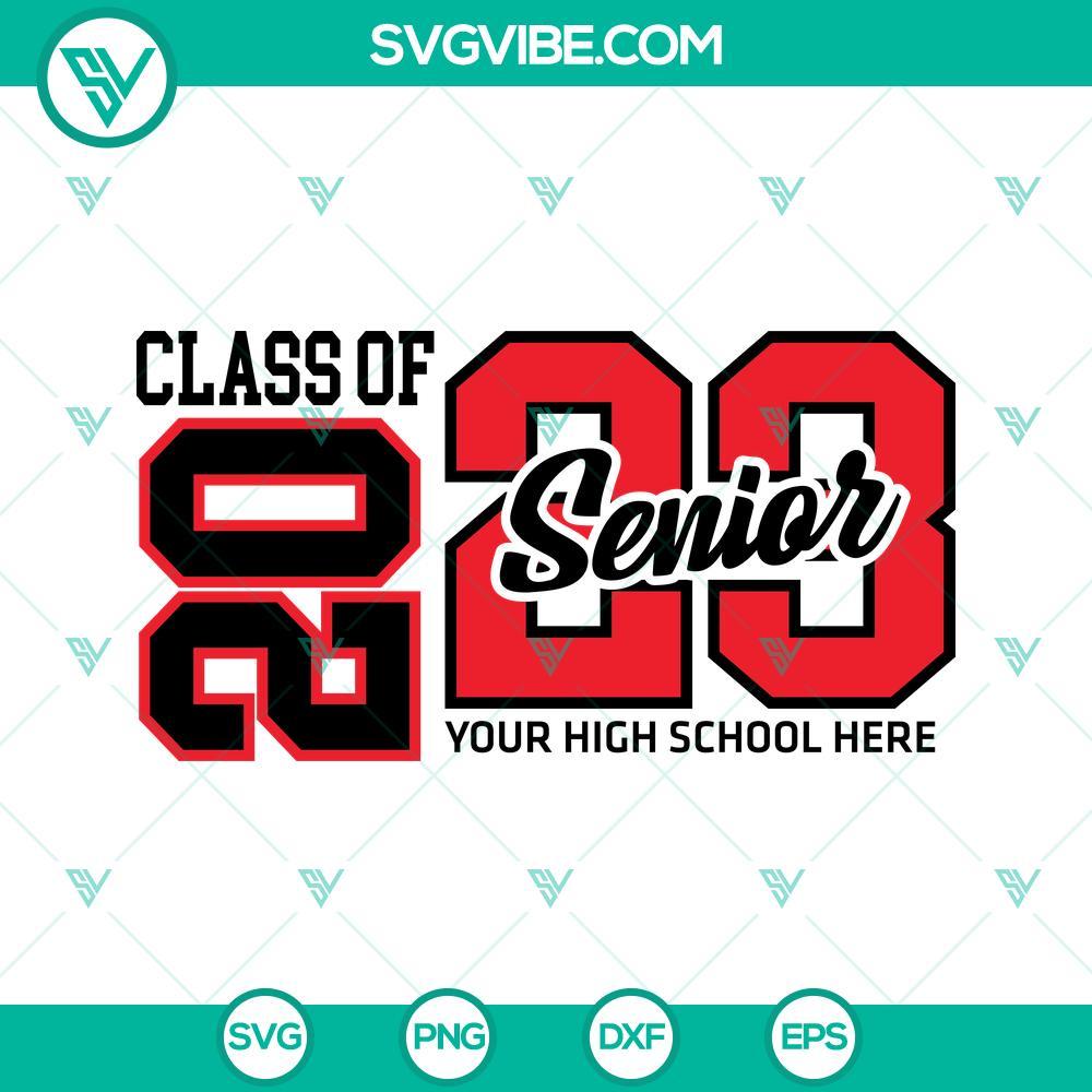 class of 2023 senior svg png dxf eps digital design 1 mockup