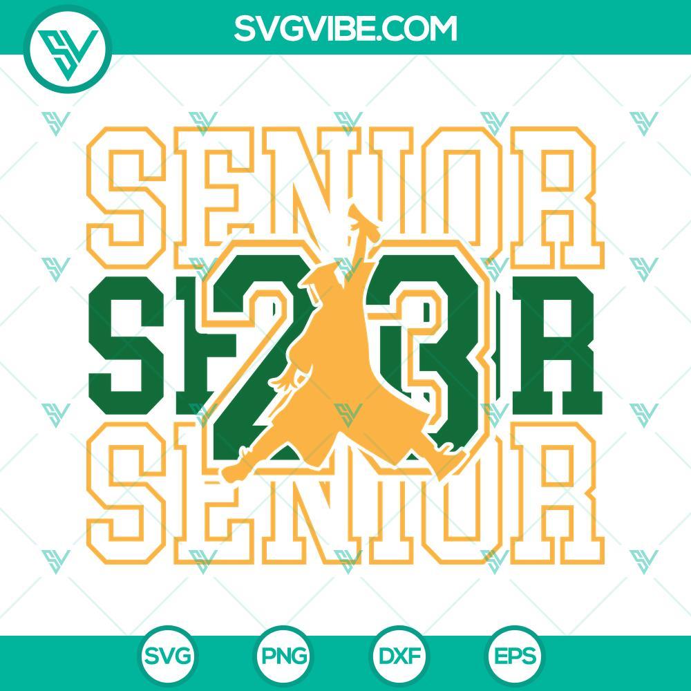 air senior 2023 svg png dxf eps cut files for cricut silhouette 3 mockup