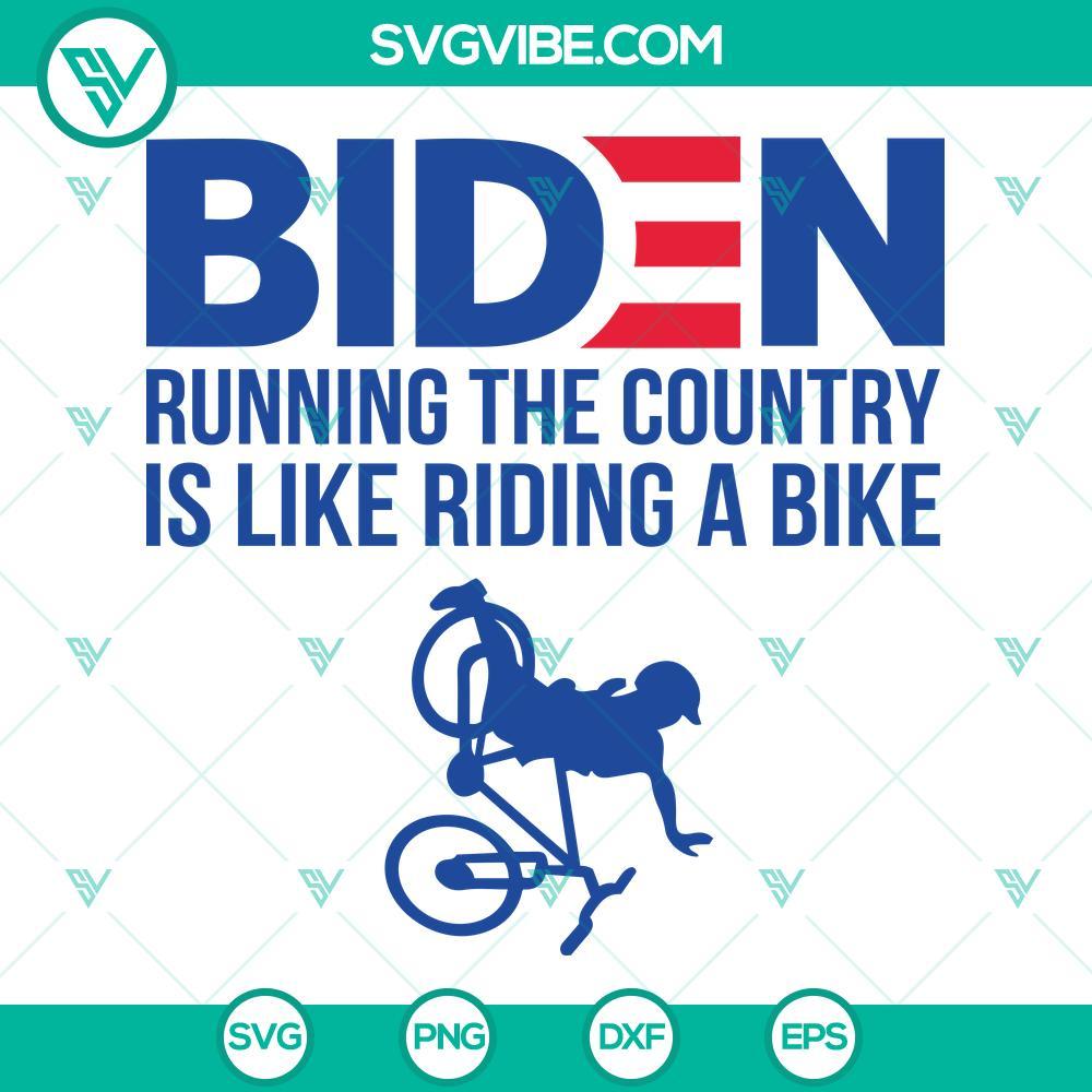 biden svg running the country is like riding a bike svg joe biden falling off the bike svg funny joe biden svg 6 mockup