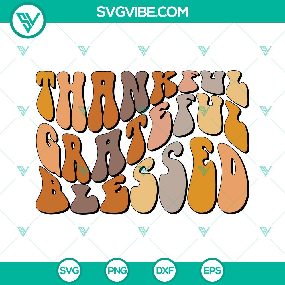 thankful grateful blessed svg thanksgiving svg fall svg autumn svg 10 mockup