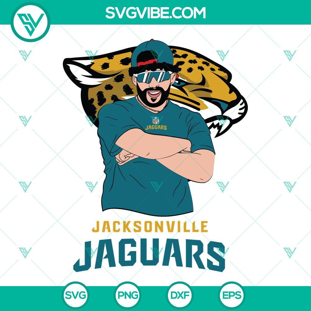 bad bunny jacksonville jaguars svg dxf eps png cricut silhouette vector clipart 9 mockup