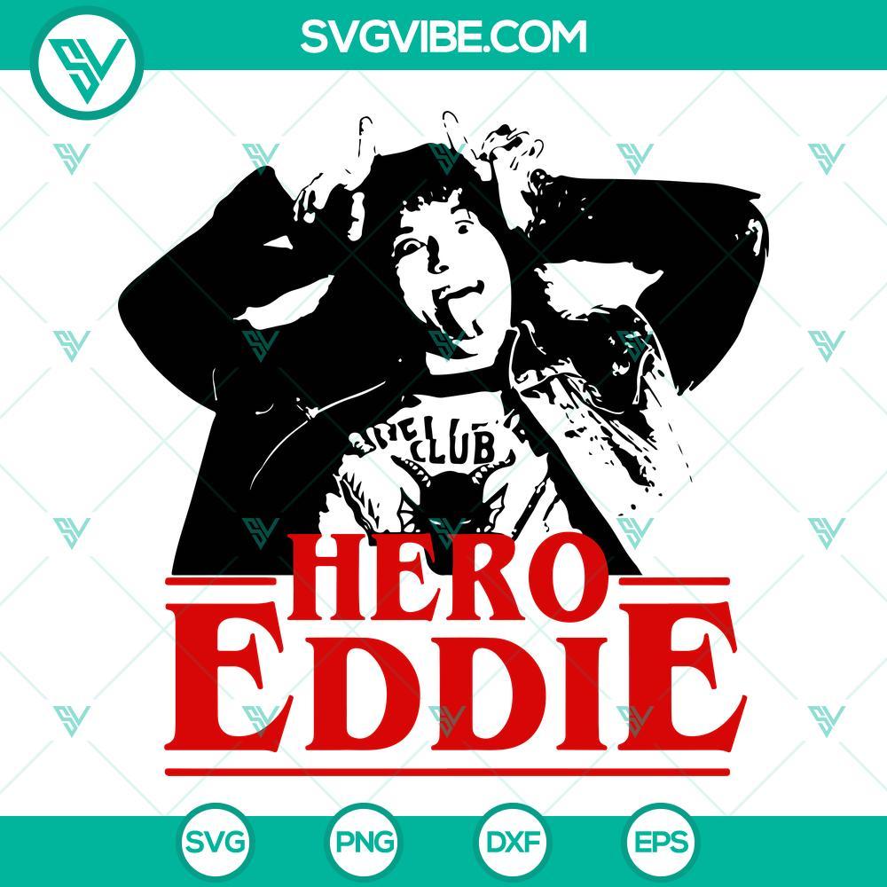 eddie munson hero svg png dxf eps cut files for cricut silhouette 6 mockup