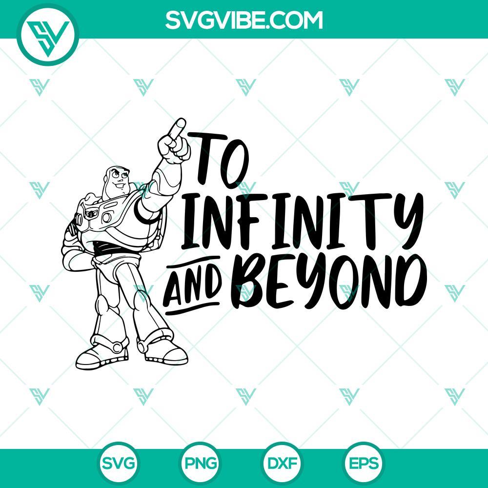 buzz lightyear to infinity and beyond svg png dxf eps cut file cricut silhouette 8 mockup