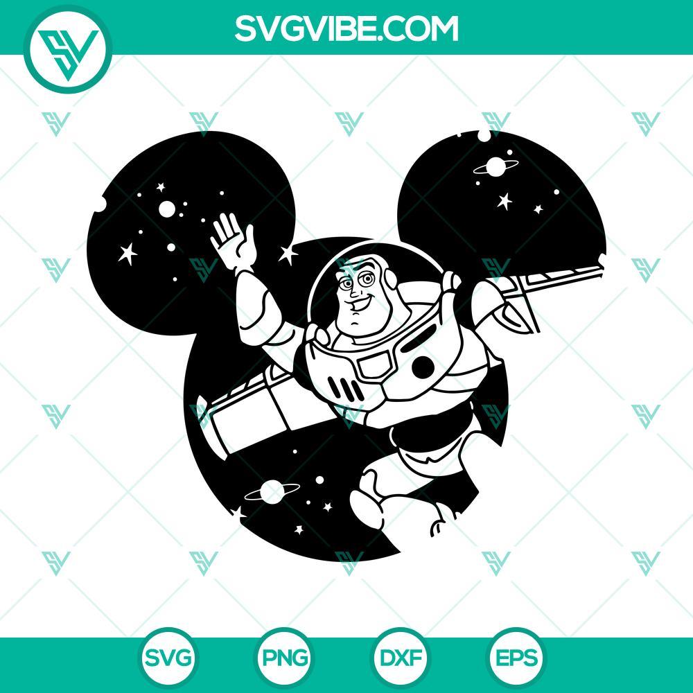 buzz lightyear mouse ears svg buzz lightyear mickey head svg clipart cut file silhouette 4 mockup