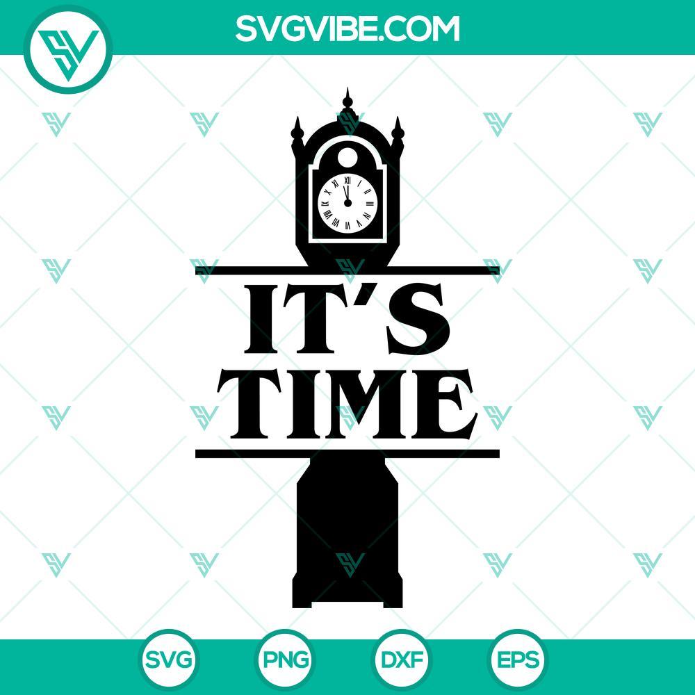 vecna it s time clock svg stranger things svg png dxf eps digital download 1 mockup