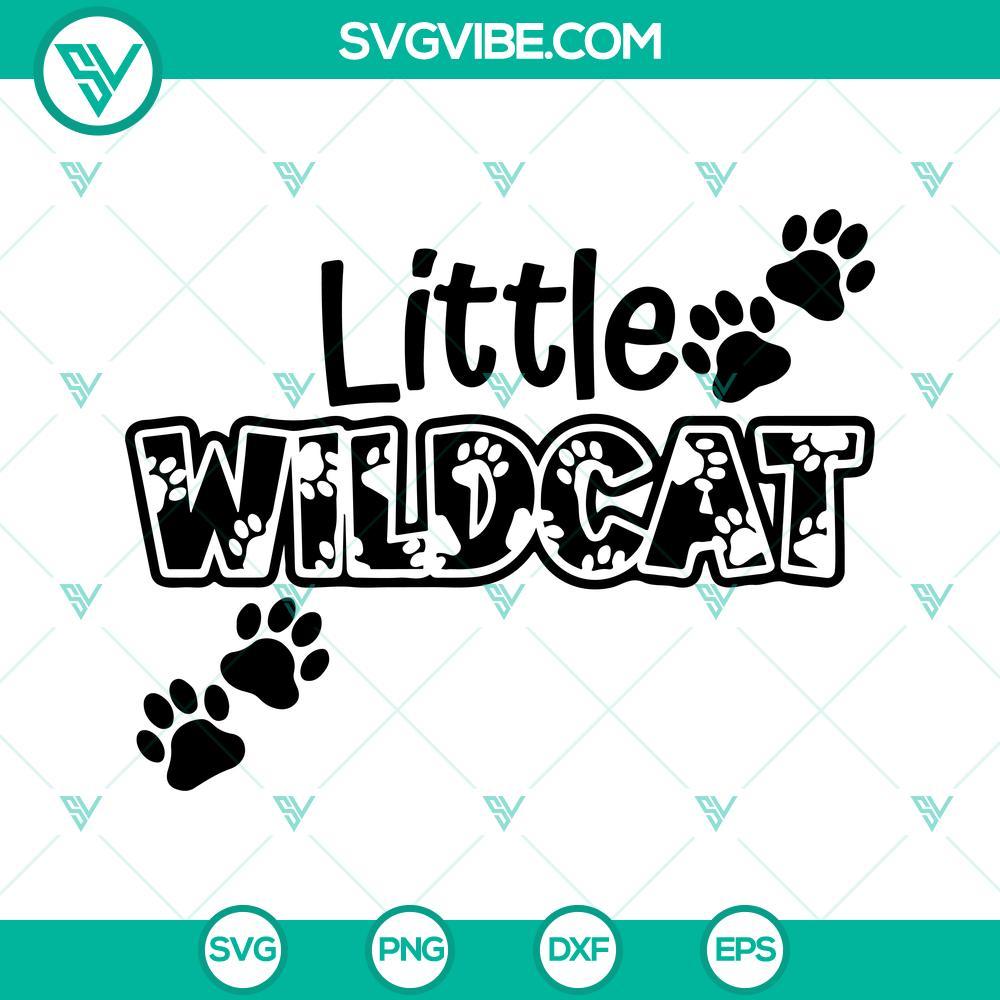 wildcat svg paw print svg little wildcat svg dxf eps png cricut 2 mockup