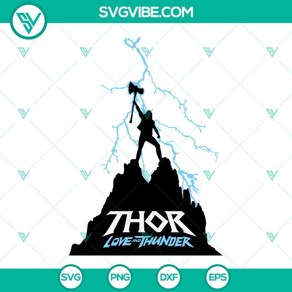 thor love and thunder svg marvel studios svg 6 mockup