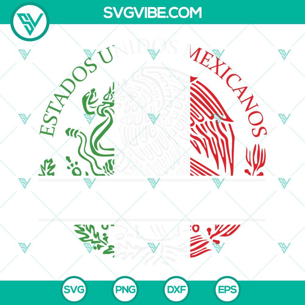 mexico svg mexican eagle tricolor svg cut files cricut silhouette 9 mockup