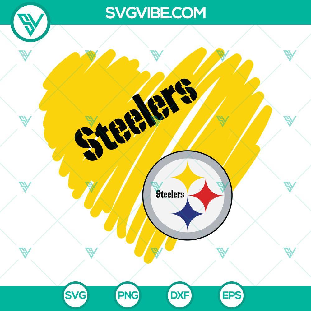 pittsburgh steelers svg steelers heart svg steelers svg pittsburgh steelers svg 1 mockup