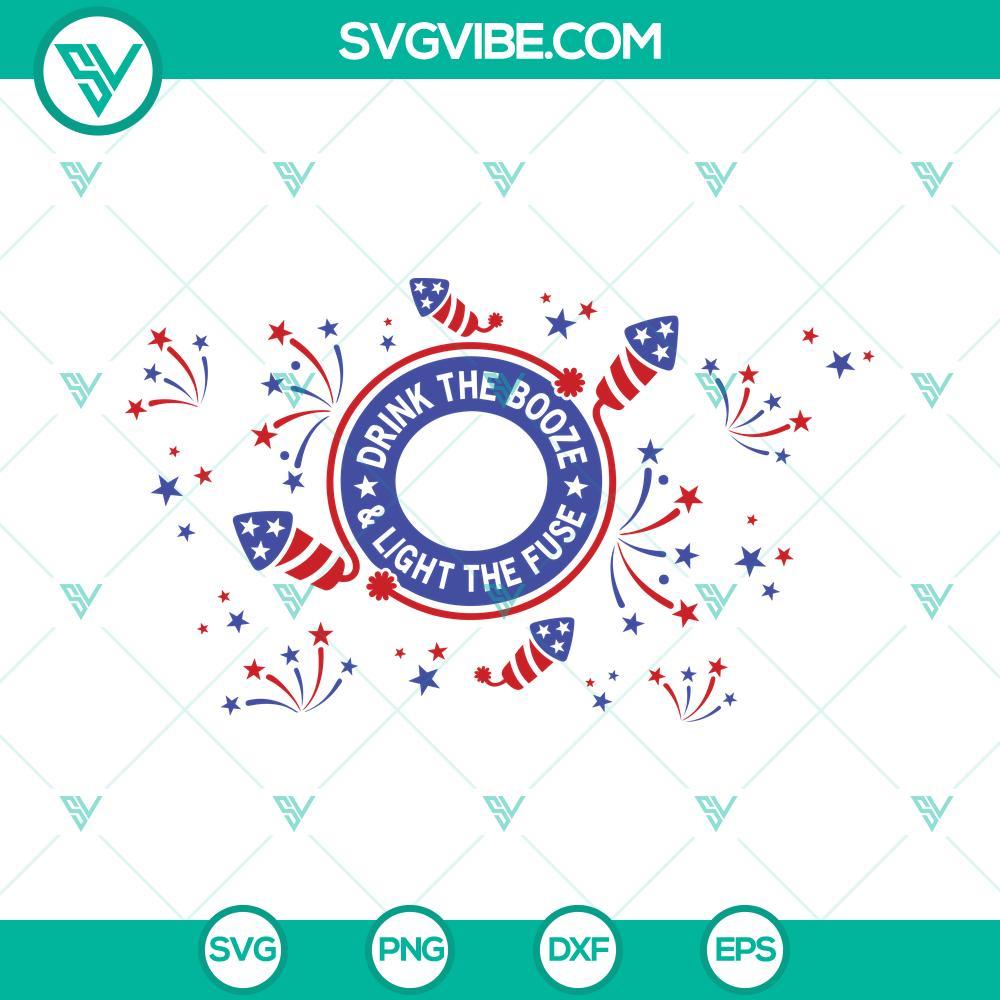 4th of july starbucks svg fireworks usa starbucks cup svg drink the booze and light the fuse starbucks svg 3 mockup