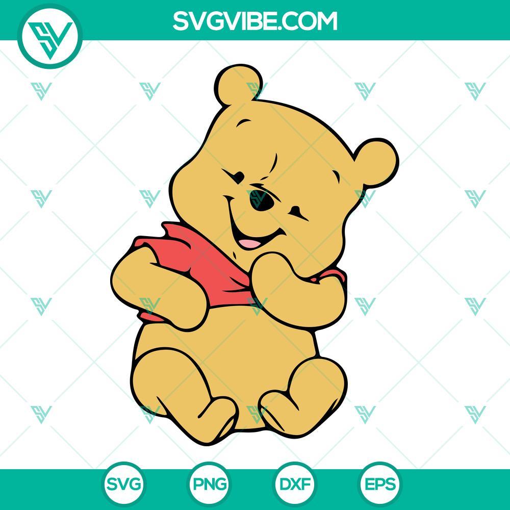 baby winnie the pooh and friends svg bundle winnie the pooh svg piglet svg tigger svg eeyore svg 3 mockup