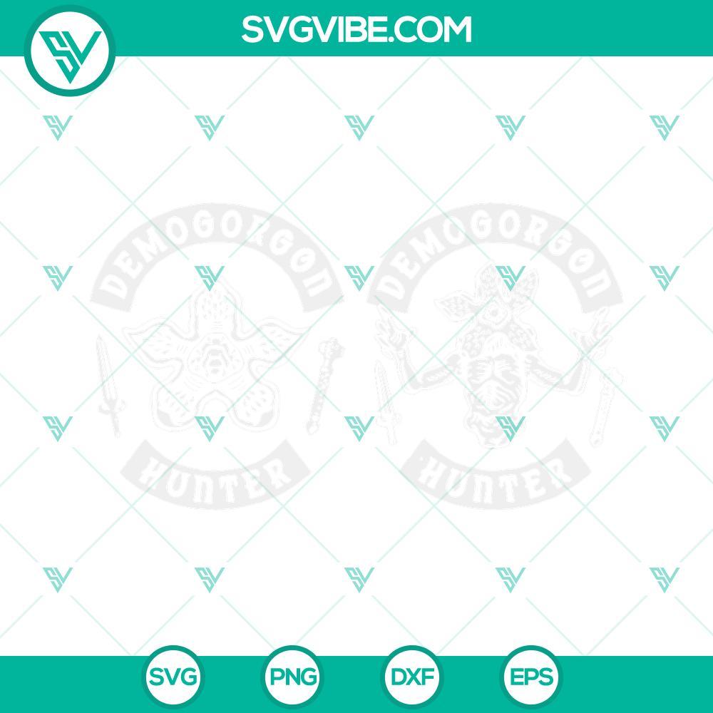 demogorgon svg stranger things svg demogorgon hunter svg png dxf eps bundle 7 mockup