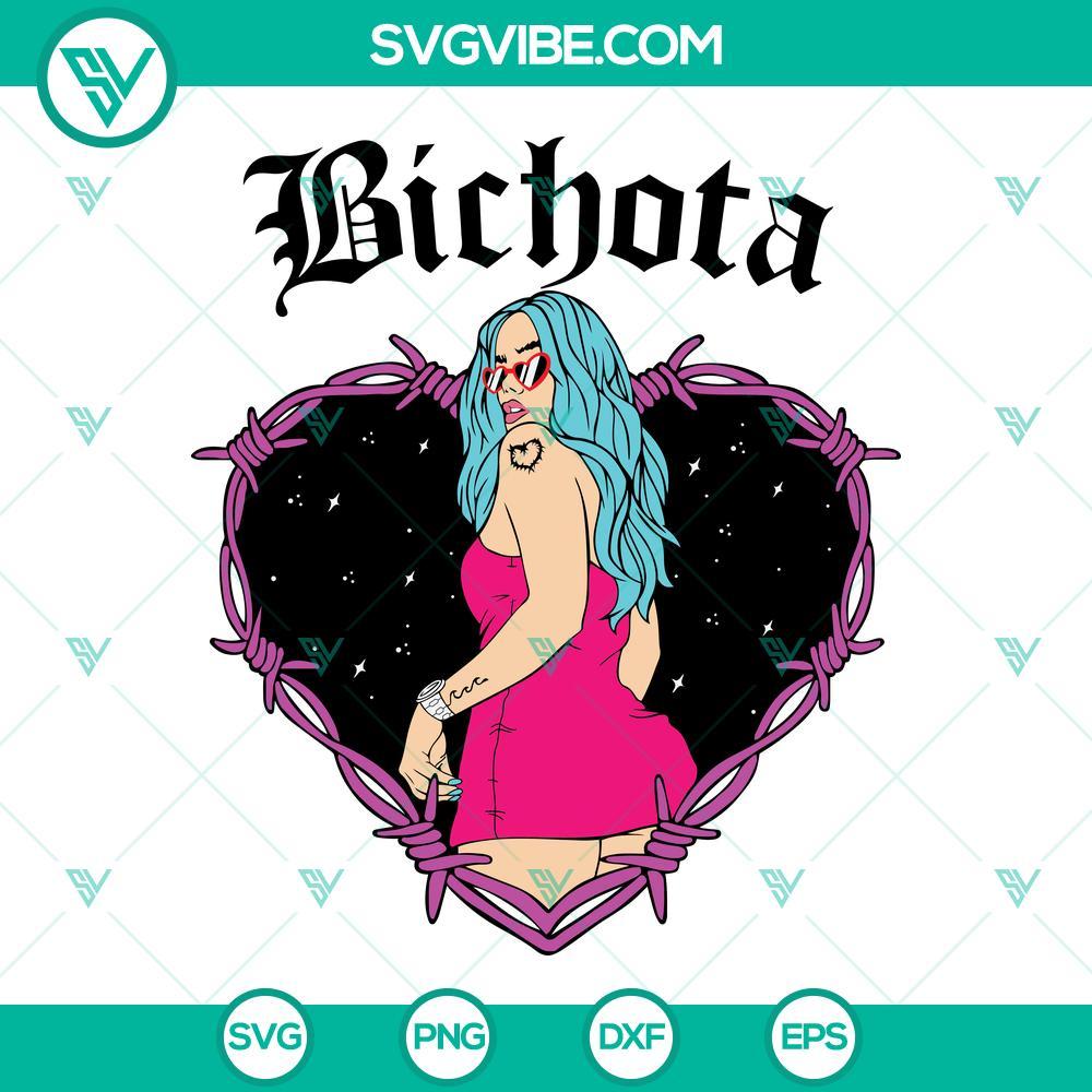 karol g la bichota svg bichota svg karol g svg heart tattoo svg 6 mockup