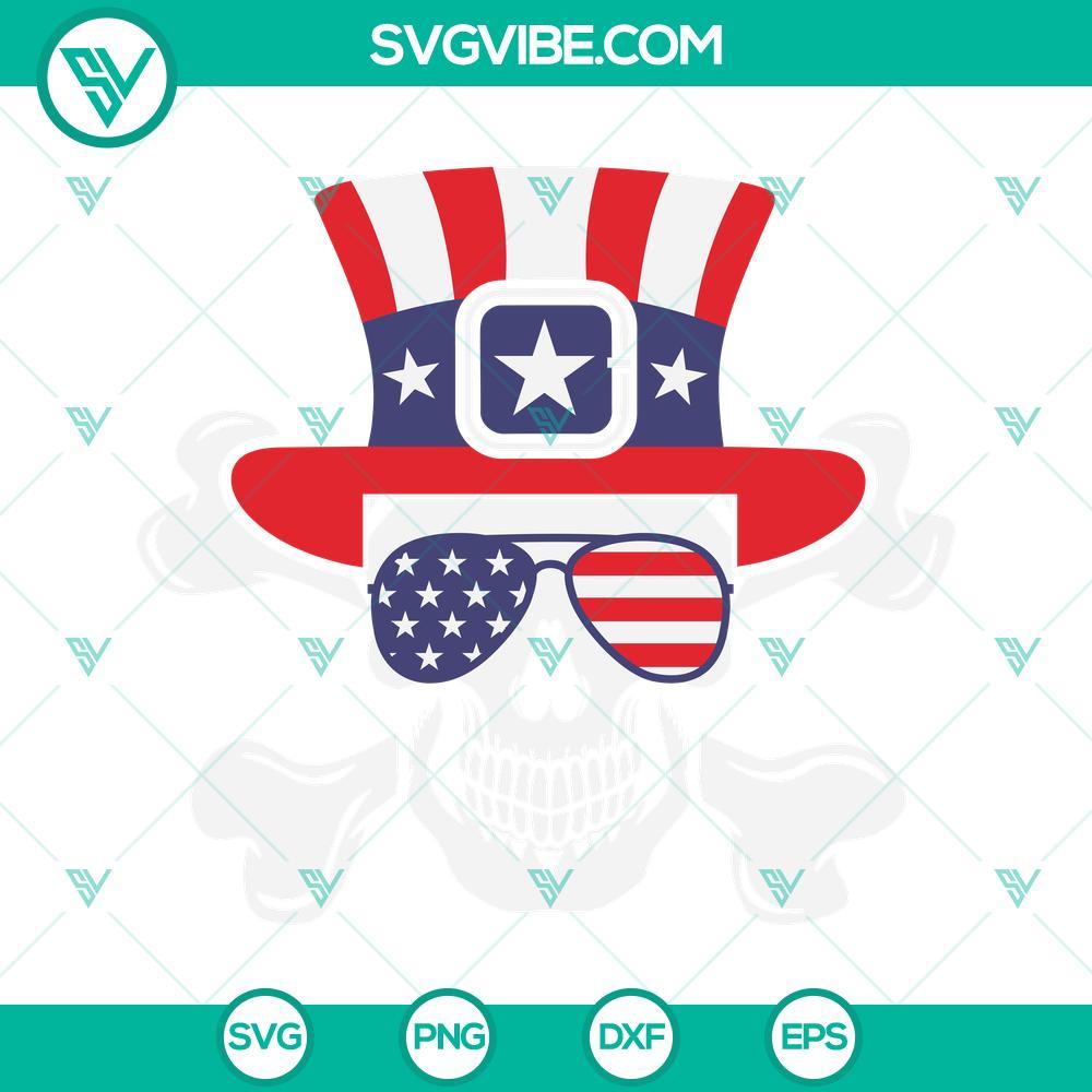 american flag sunglasses skull svg funny skull 4th of july svg fourth of july svg patriotic skull svg 6 mockup