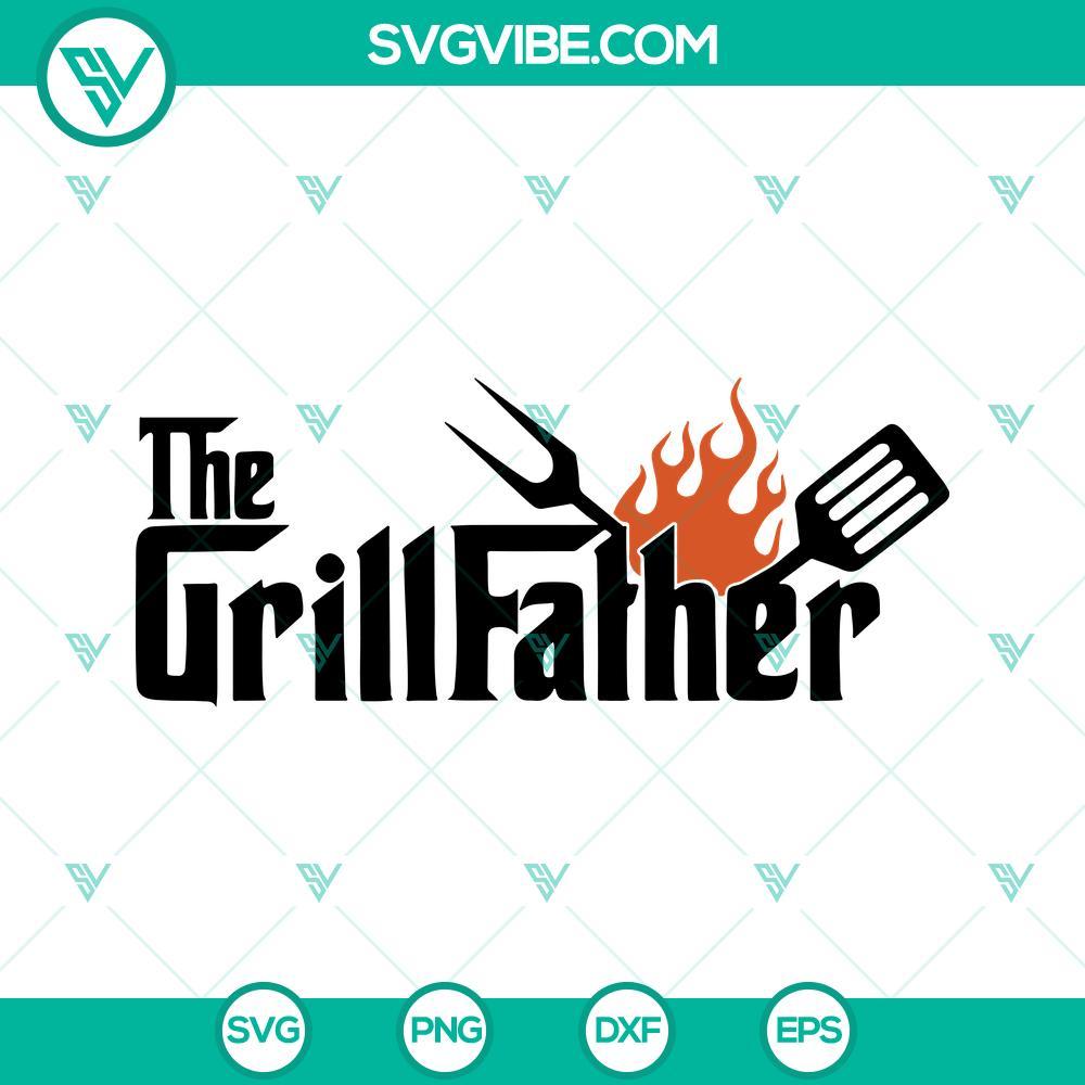 the grillfather godfather fathers day svg grilling svg the grill father svg files for cricut 3 mockup