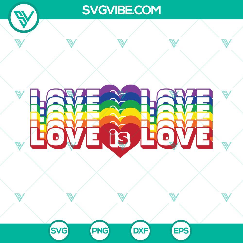 rainbow love is love svg pride svg gay pride svg lgbtq svg rainbow svg heart svg 6 mockup