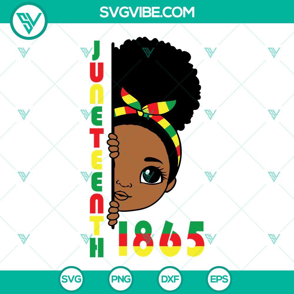 juneteenth 1865 peekaboo afro girl peek svg juneteenth 1865 svg juneteenth black kid svg afro child svg 8 mockup