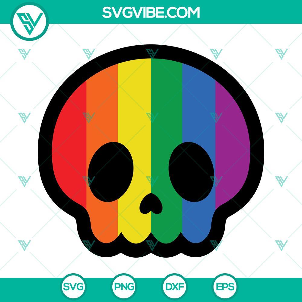 pride skull svg bundle pride svg gay pride svg rainbow pride svg lgbt svg lgbtq svg png dxf eps 10 mockup