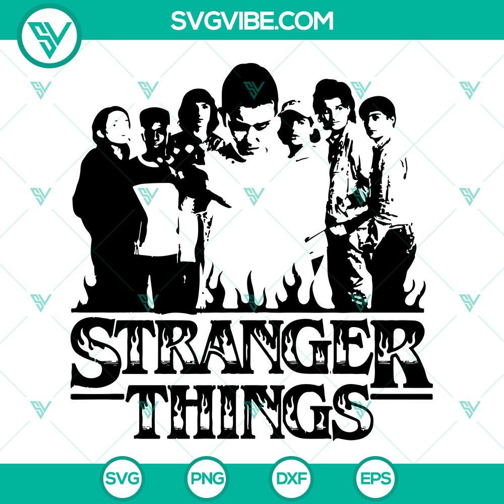 stranger things svg stranger things friends svg stranger things characters svg 7 mockup