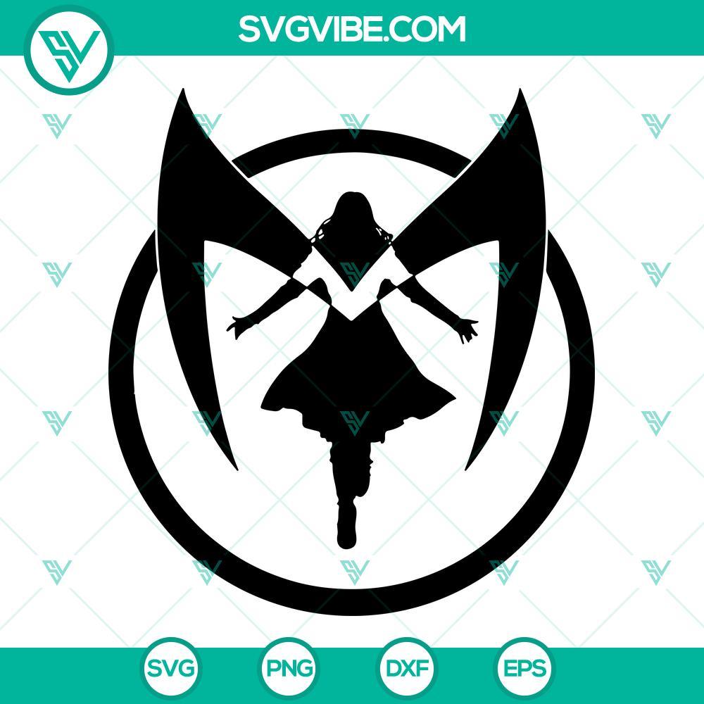 scarlet witch logo svg png dxf eps wanda maximoff marvel scarlet witch logo svg 6 mockup