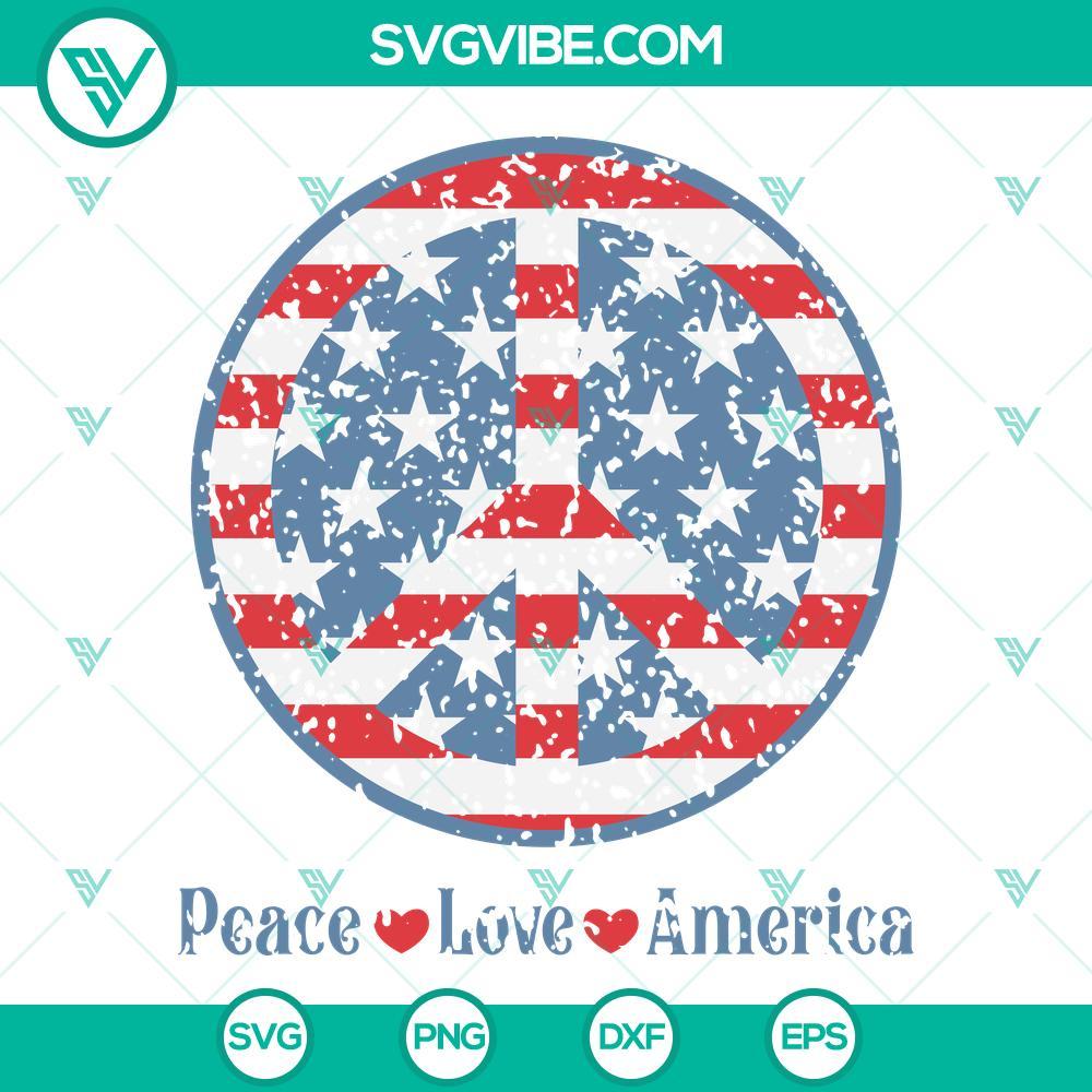 peace love america svg bundle 4th of july svg patriotic svg peace sign svg america svg 3 mockup