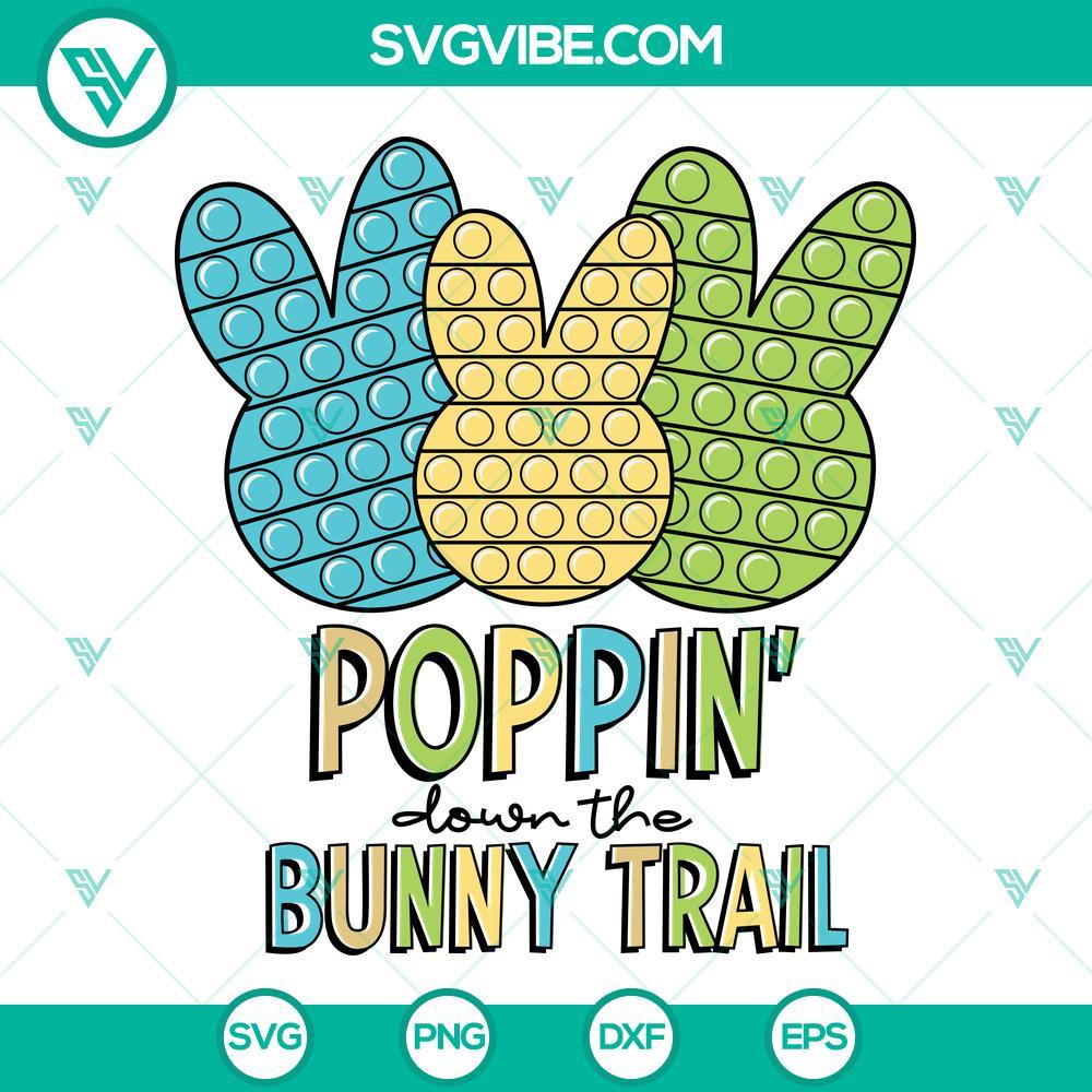 poppin down the bunny trail svg pop it bunny svg fidget toy lover svg pop it easter svg happy easter svg easter poppin svg 5 mockup