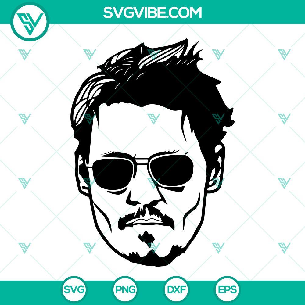 johnny depp svg png dxf eps cut files 4 mockup