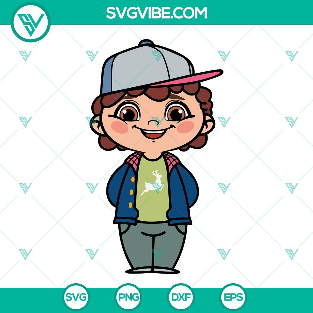 stranger things svg stranger things friends chibi svg bundle eleven max dustin lucas sinclair stranger things svg png dxf eps vector clipart 10 mockup