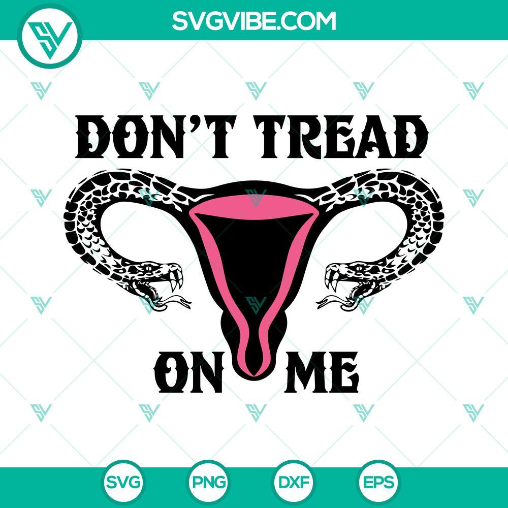 don t tread on me snake uterus svg png dxf eps cricut silhouette 1 mockup